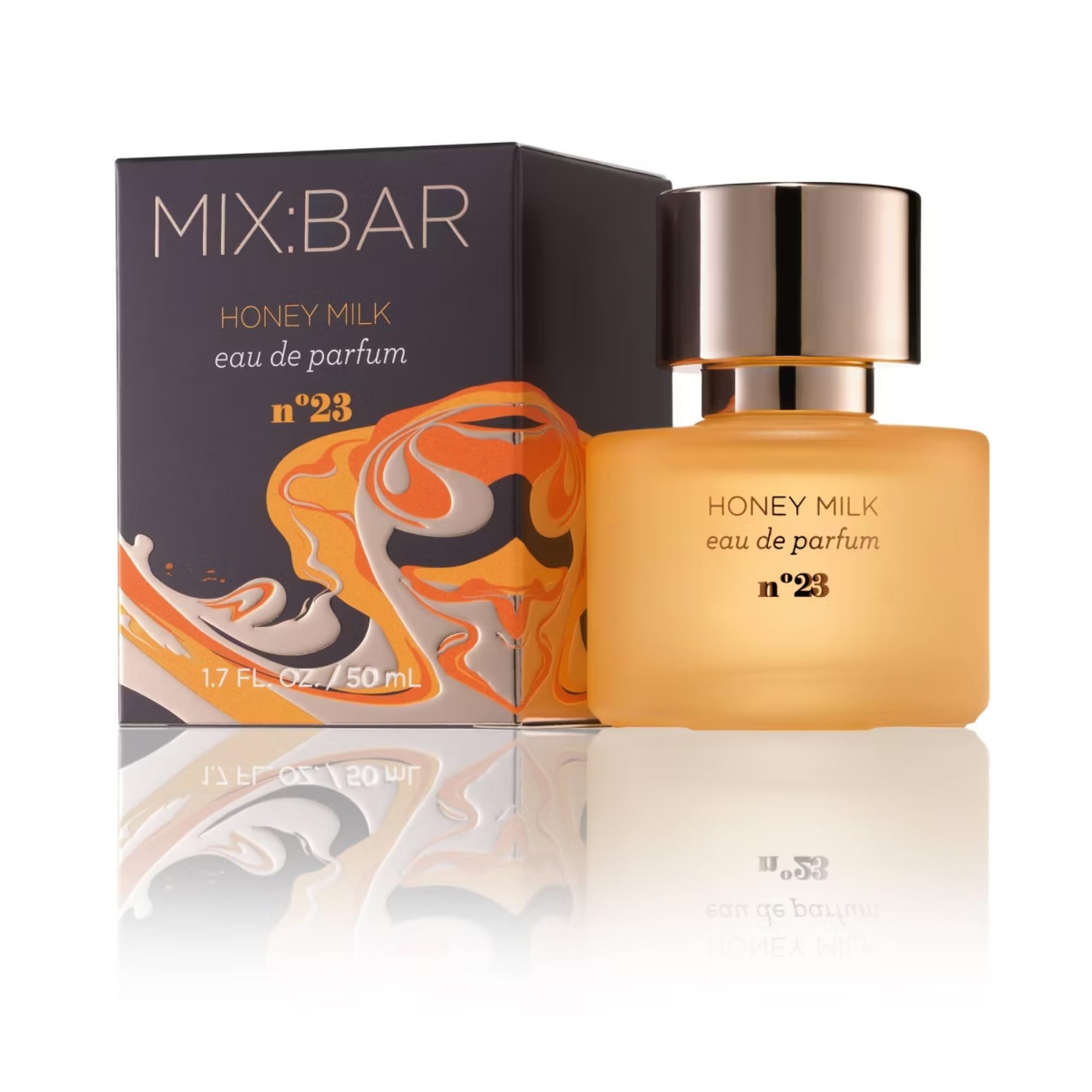 MIX:BAR Honey Milk bottle front showcasing label and warm inviting scent benefit