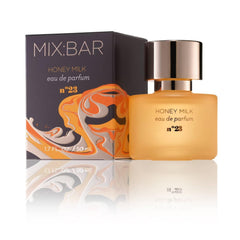 MIX:BAR Honey Milk bottle front showcasing label and warm inviting scent benefit