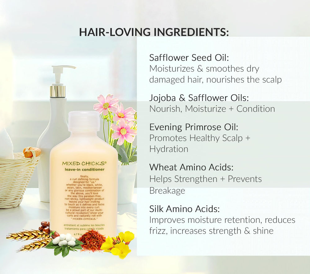 Mixed Chicks being applied to damp hair for easier detangling and styling