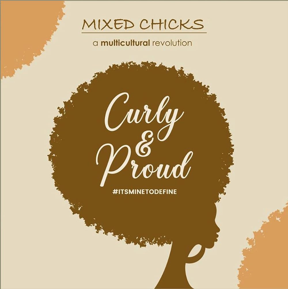 Mixed Chicks lifestyle image of woman rinsing wet hair showing manageability