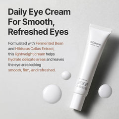 mixsoon applying cream under eye for reduced puffiness and comfort