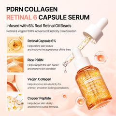 mixsoon capsule close-up texture highlighting stabilized retinal delivery benefit