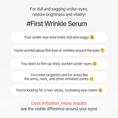 mixsoon applying serum under eye with fingertip, suggests quick layering benefit