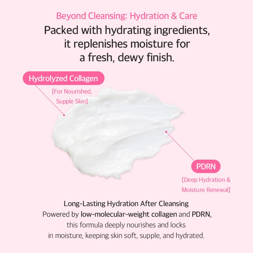 mixsoon label close-up highlighting collagen and PDRN for conditioning benefit