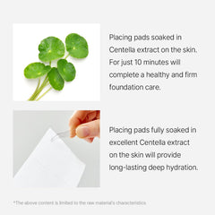 mixsoon pad split in half to show targeted use for precise spot treatment benefits