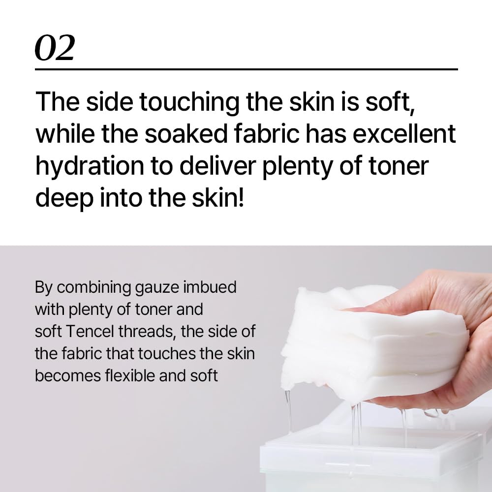 mixsoon pad applied as a mini-mask showing quick calming and hydration on the cheek