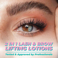 MIYA LASH lotion texture detail highlighting creamy consistency for controlled application
