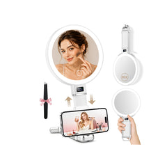 MIYADIVA front view showing compact travel mirror and clean design benefit