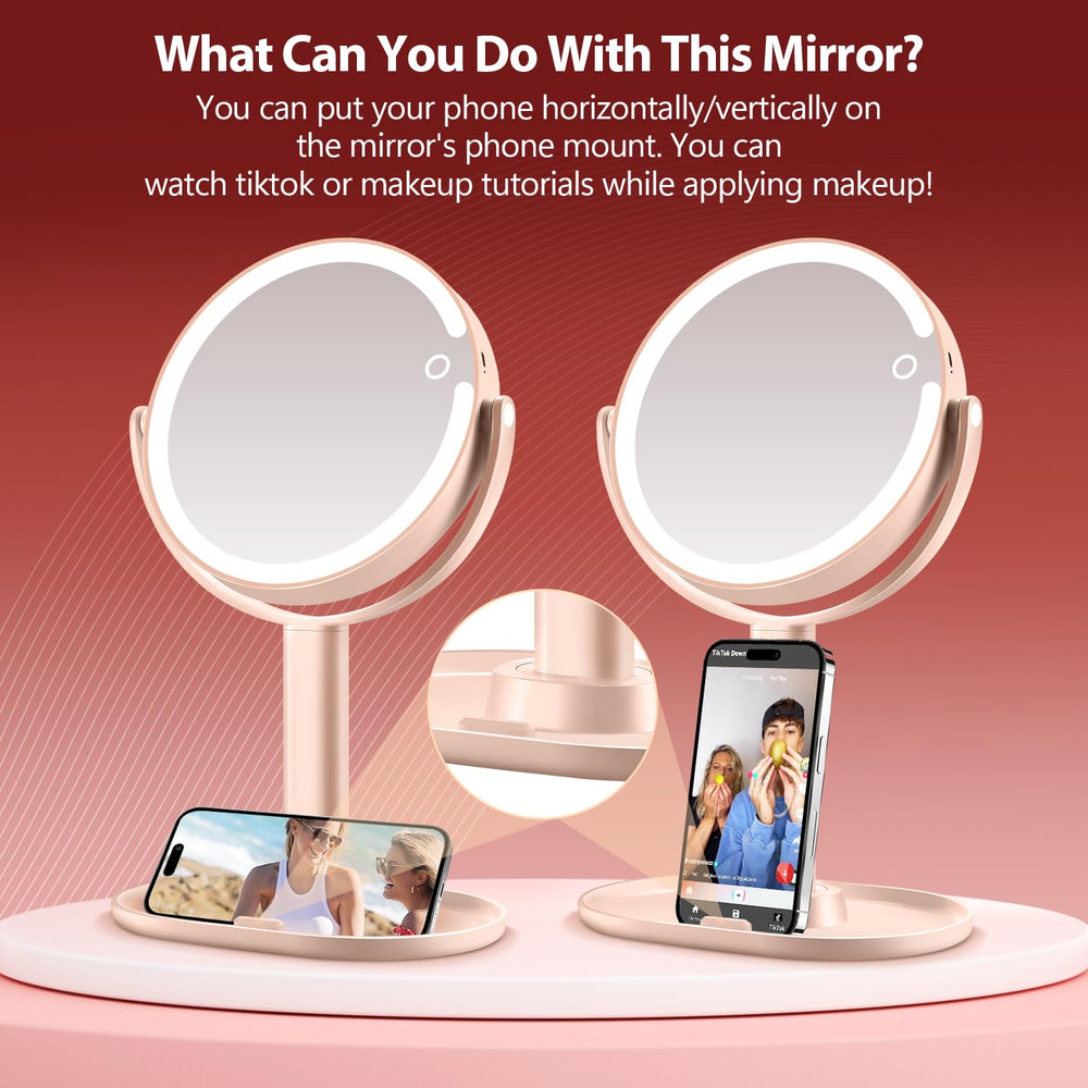 MIYADIVA lifestyle image of makeup application with natural lighting benefit