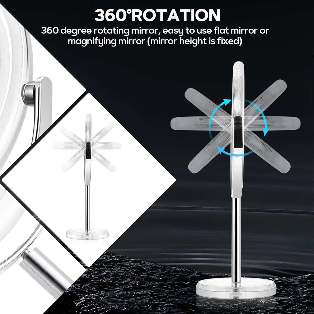 MIYADIVA side profile showing 360° rotation for easy angle adjustments