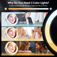 MIYADIVA touch control button close-up showing easy dimming and color change