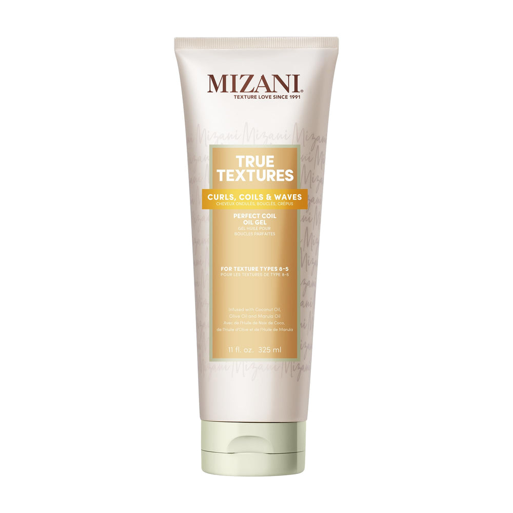 Mizani product front packaging showing clean brand and purpose for styling