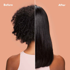 Mizani Press Agent pump and label for easy dispensing benefit