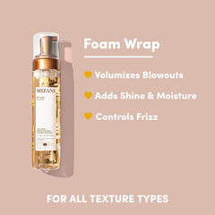 MIZANI bottle beside hand to show product size and travel-friendly benefit