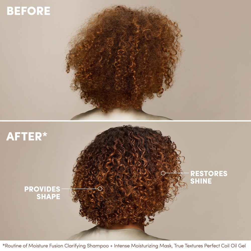Mizani gel-oil texture close-up demonstrating slip and hydrating finish