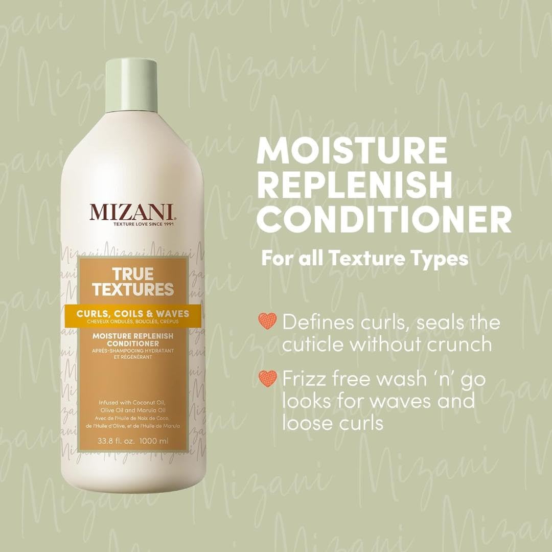 Mizani cream texture close-up illustrating rich hydration and smooth application
