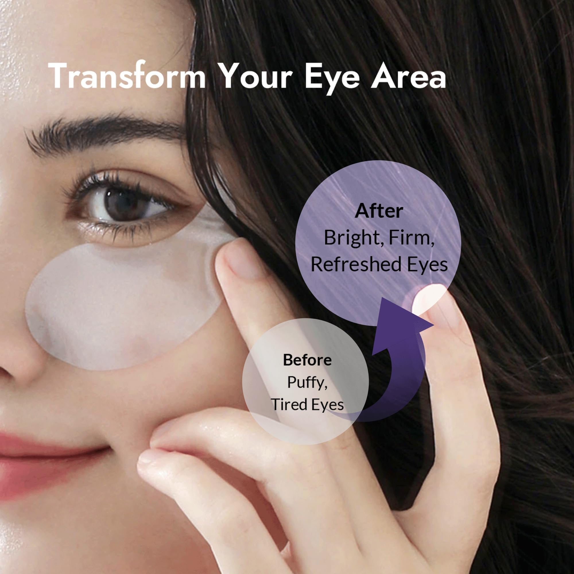 MIZON open jar displaying hydrogel patches ready to nourish skin