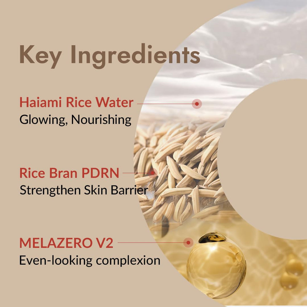 MIZON ingredient list detail showing ceramide and niacinamide benefits
