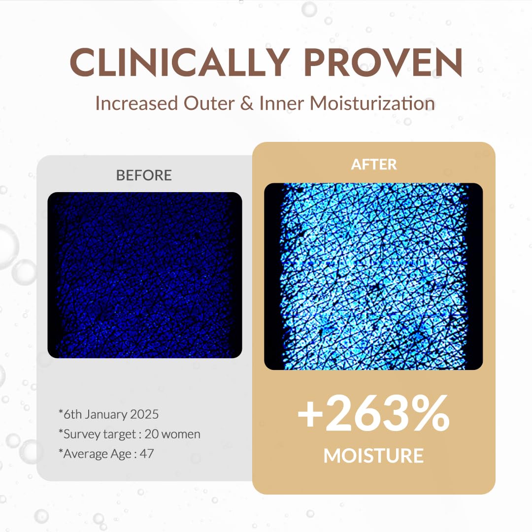 MIZON ampoule applied to hand, demonstrates smooth application and hydration benefit