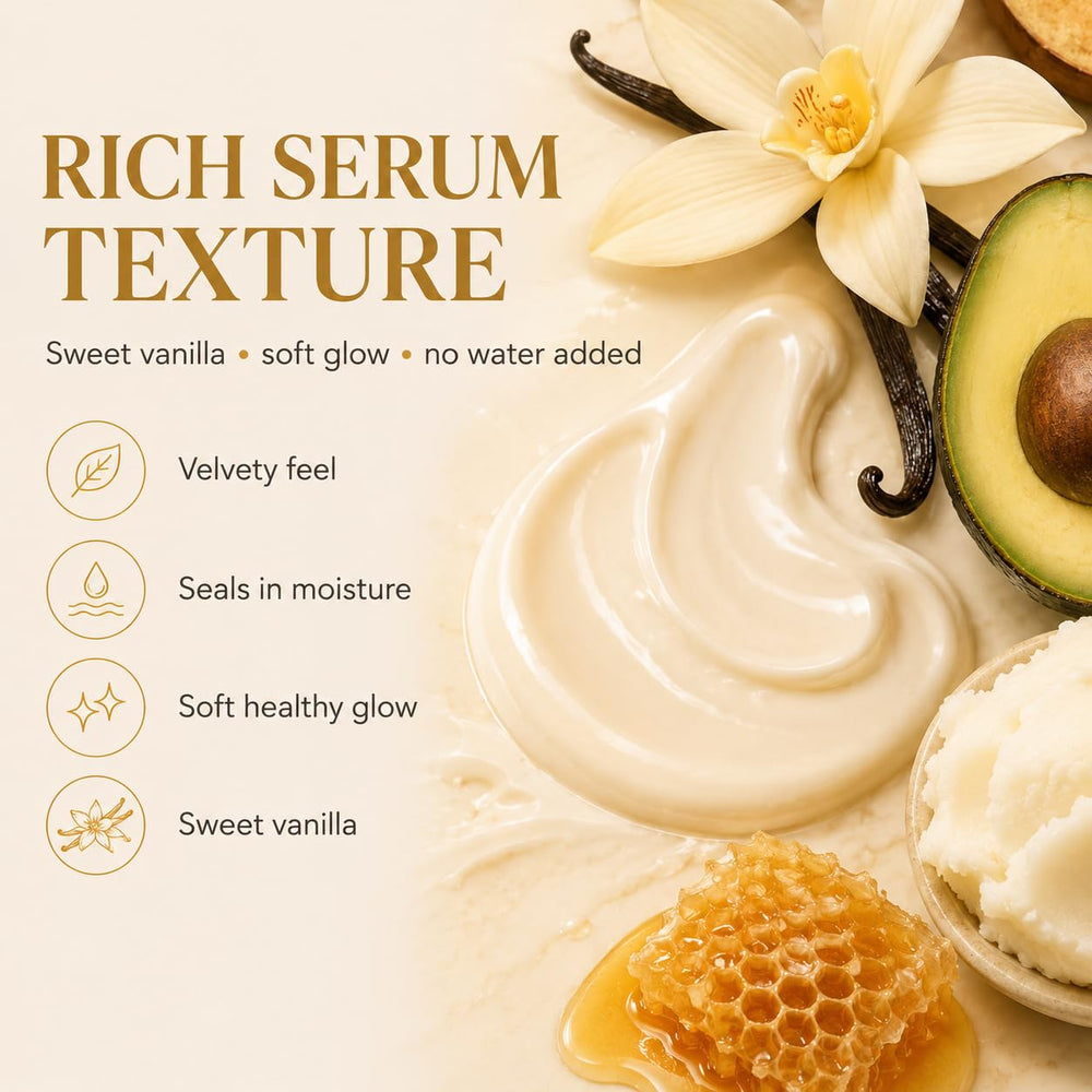 MKSUVGQ bottle with vanilla and rosemary, conveying gentle comforting scent