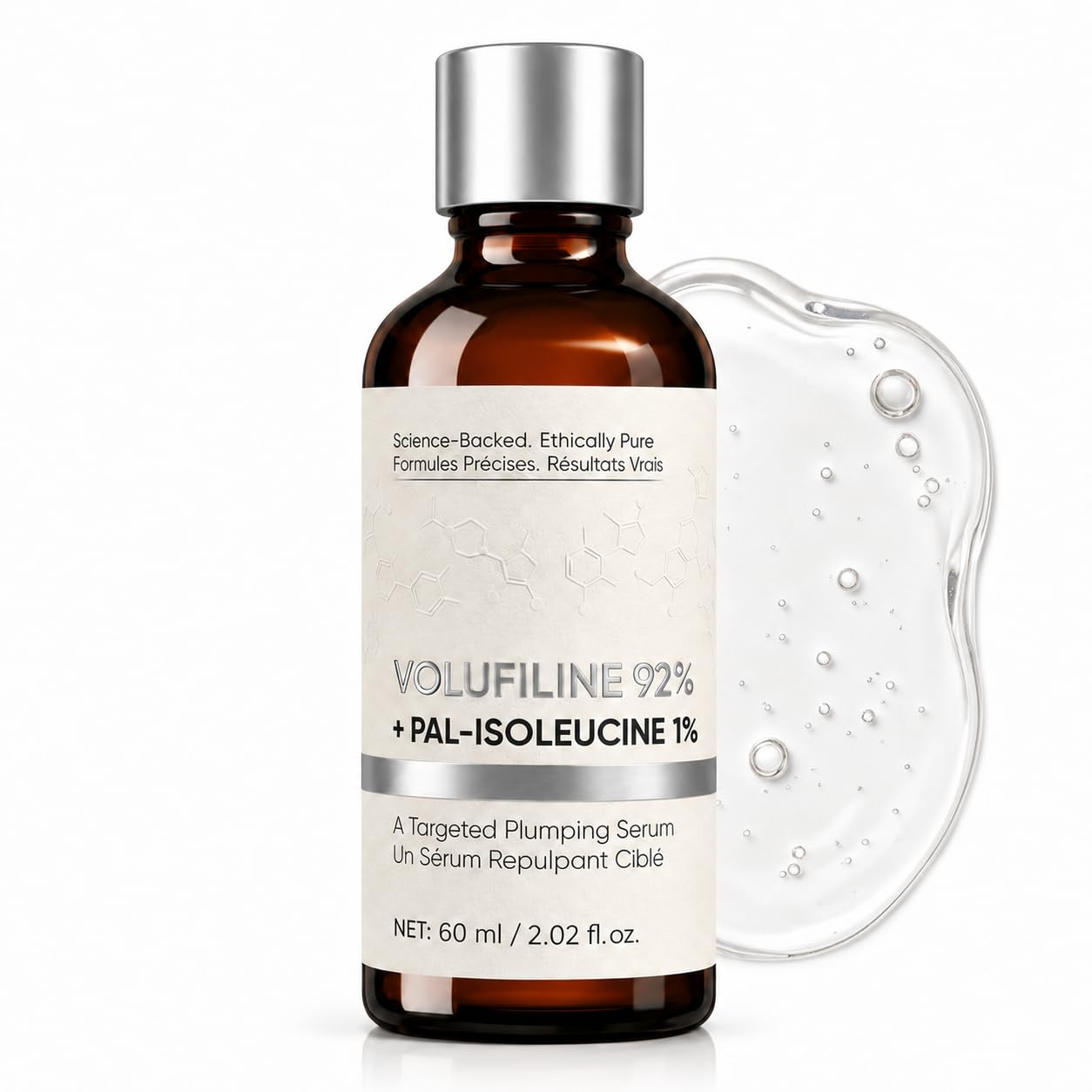 MKSUVGQ front packaging showing bottle and branding for clear product ID