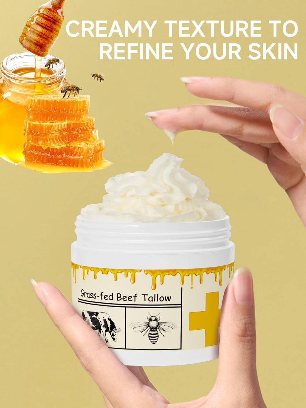 mkzea using small pea-size on face for targeted hydration and protection