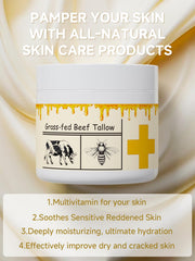 mkzea label closeup highlighting grass-fed and raw honey ingredients