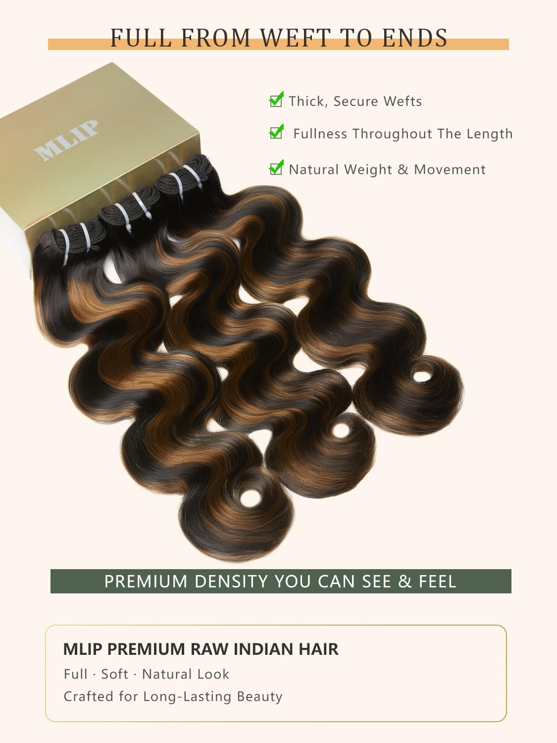 mlip stacked bundles top-down view showing consistent weight and thickness benefit