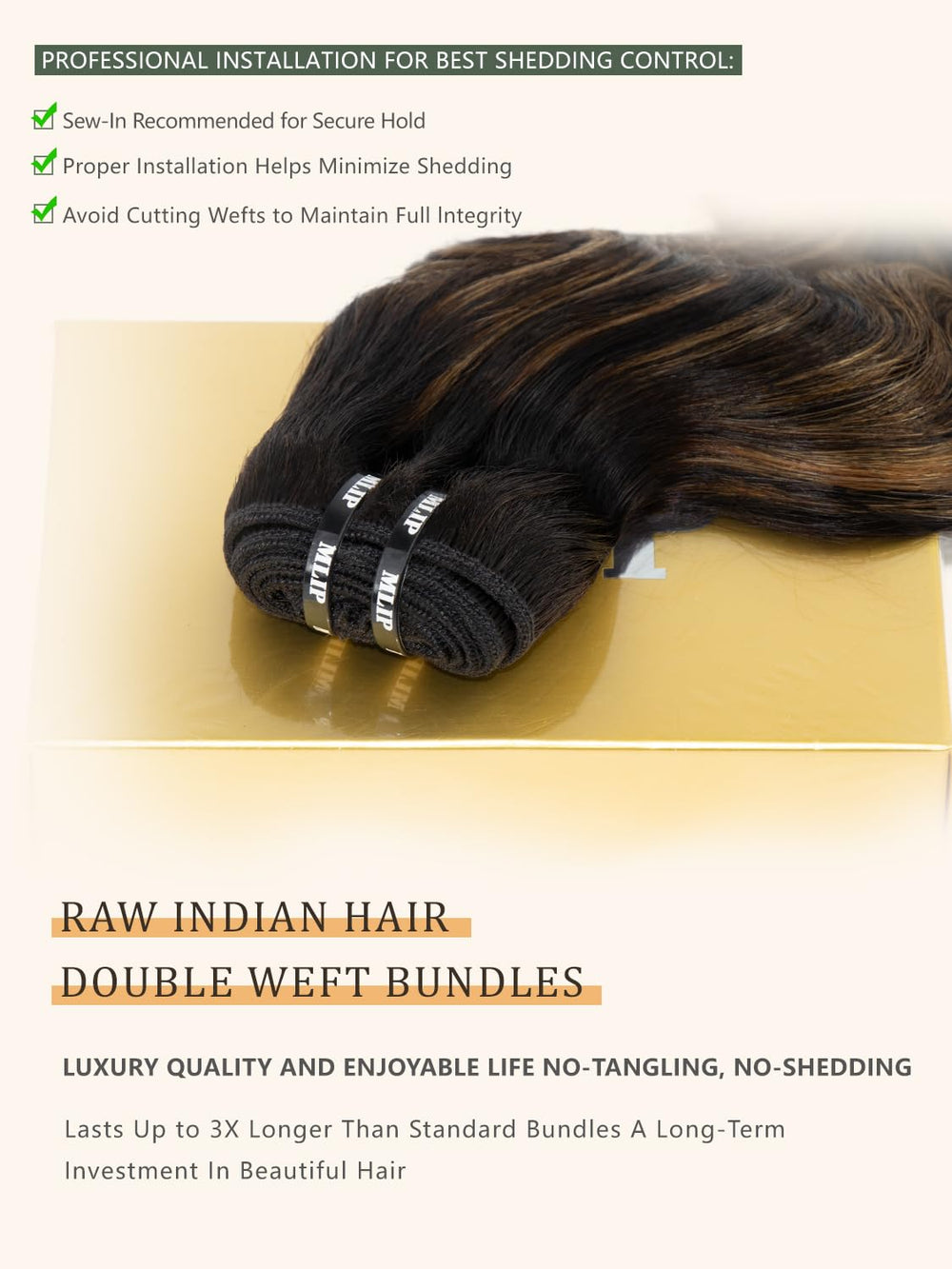 mlip installed styling in use on model illustrating natural blend and confidence benefit