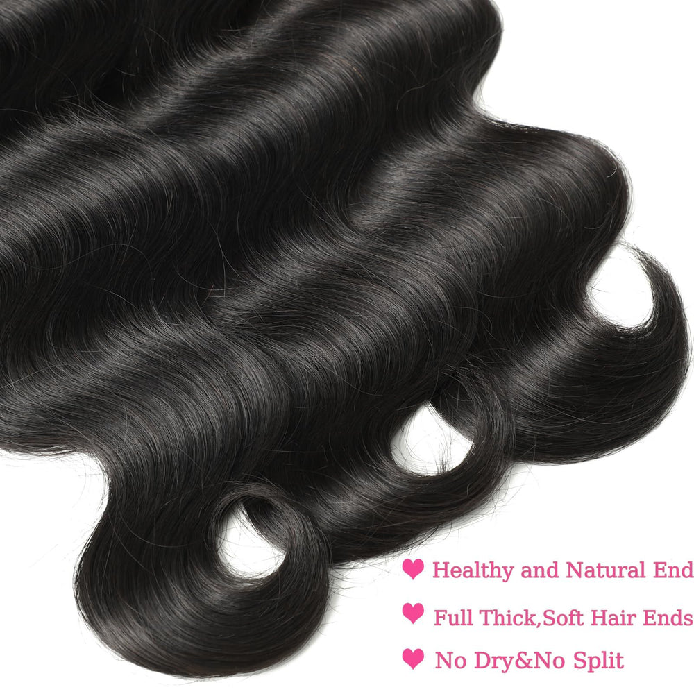 MMFZPHEIR hair laid out showing true 20, 22, 24 inch length comparison