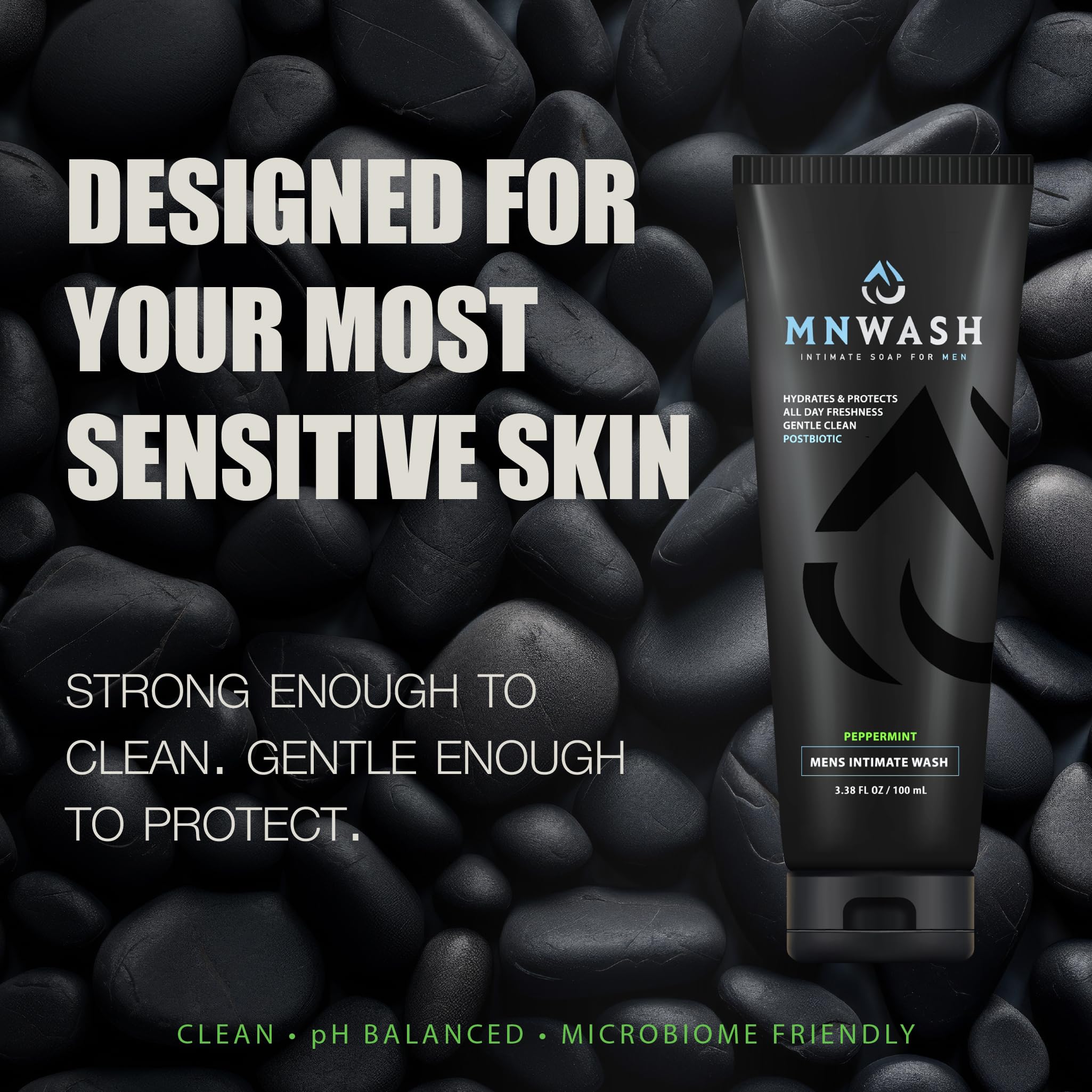 MNWASH texture close-up lather demonstrating gentle, hydrating foam benefits