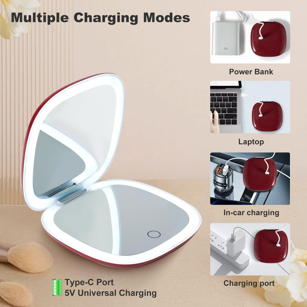 Mocado next to wallet showing scale and pocket-ready portability