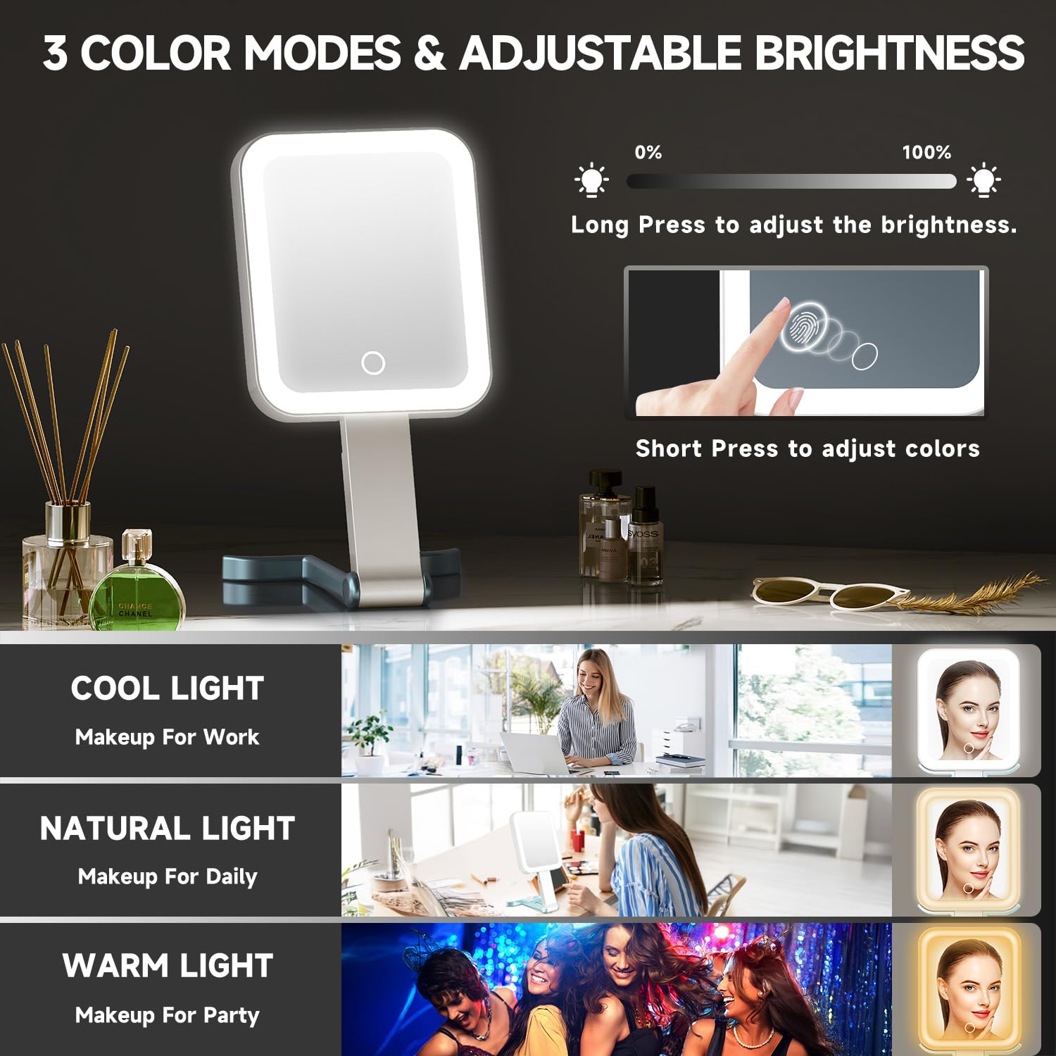 Mocado side profile folded showing slim portable design for easy packing