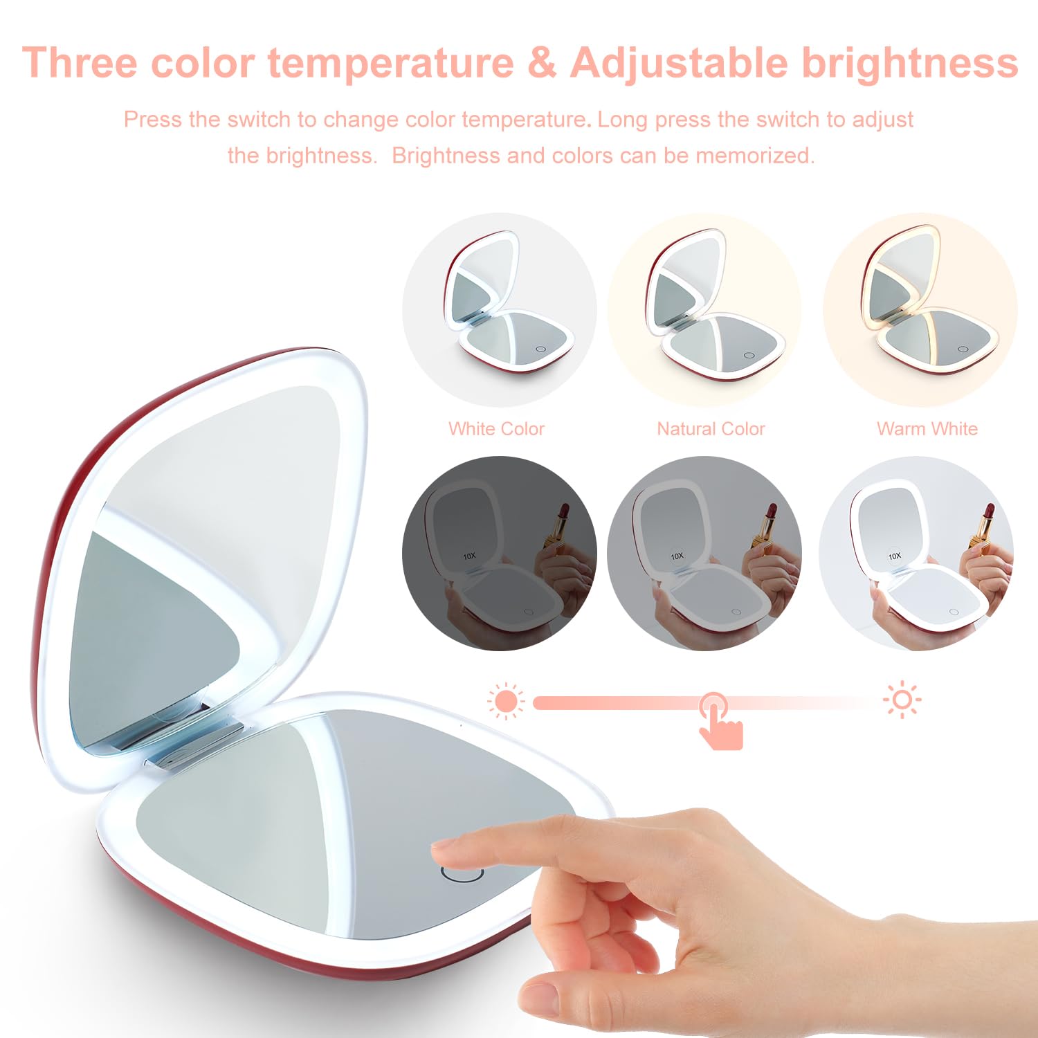 Mocado slim side profile illustrating thin compact for easy storage