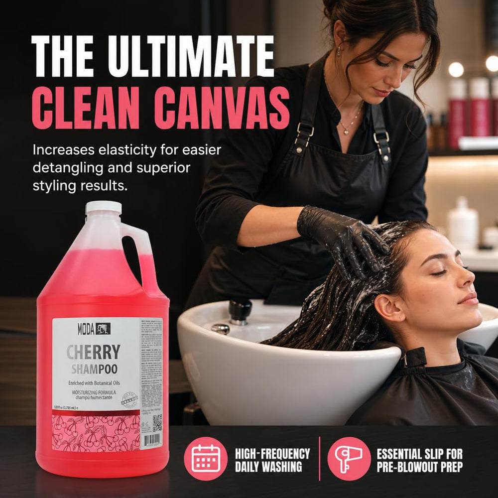 MODA ingredient panel highlighting glycerin keratin and oils