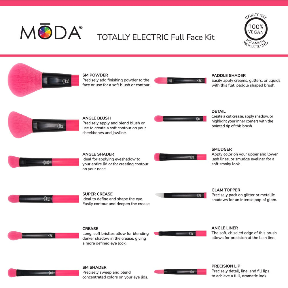 MODA brushes on vanity in lifestyle scene, inspires everyday styling benefit