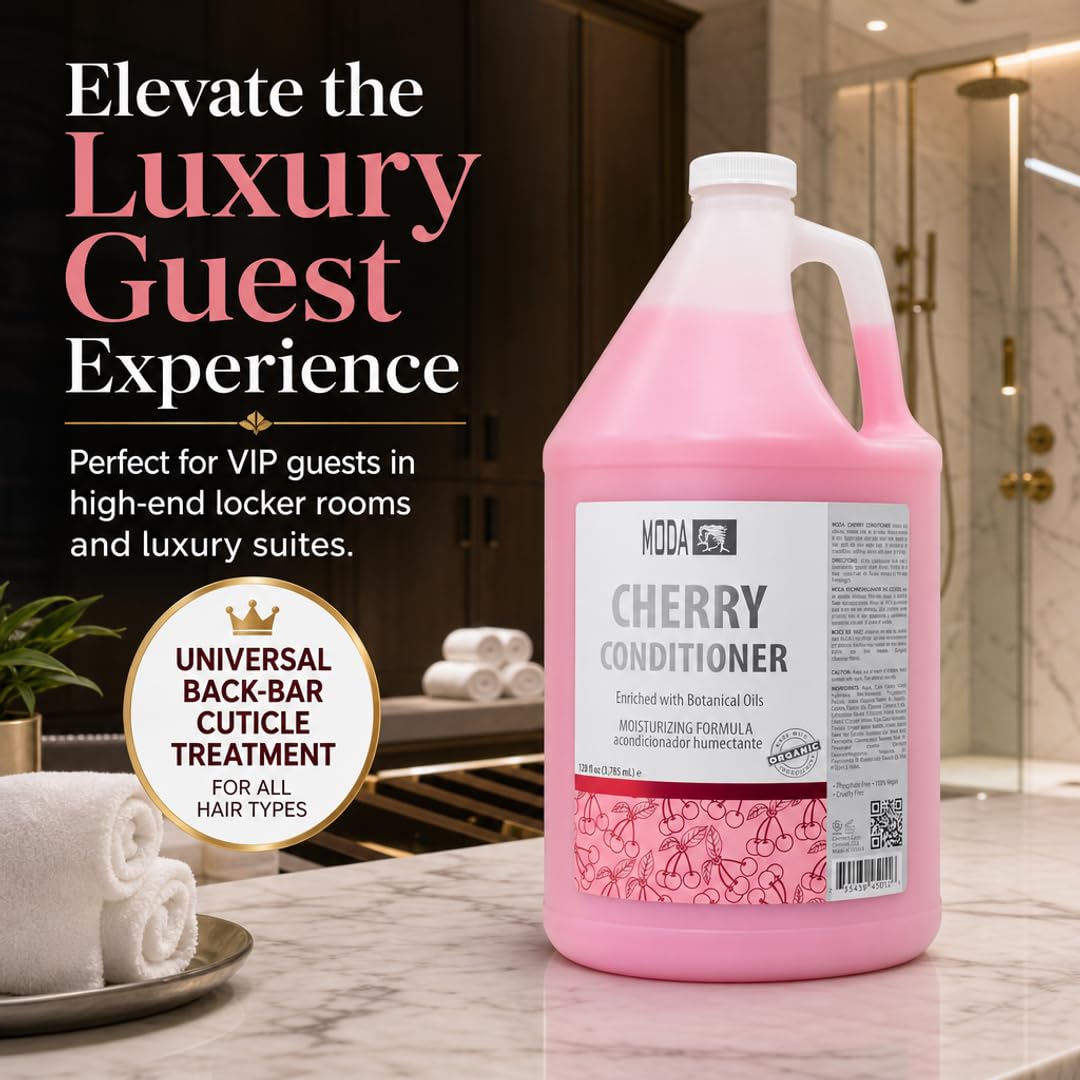 MODA bottle label detail showing key ingredients and color-protection focus