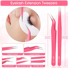 Modacraft mascara brushes and micro applicators for combing lashes and cleaning residue