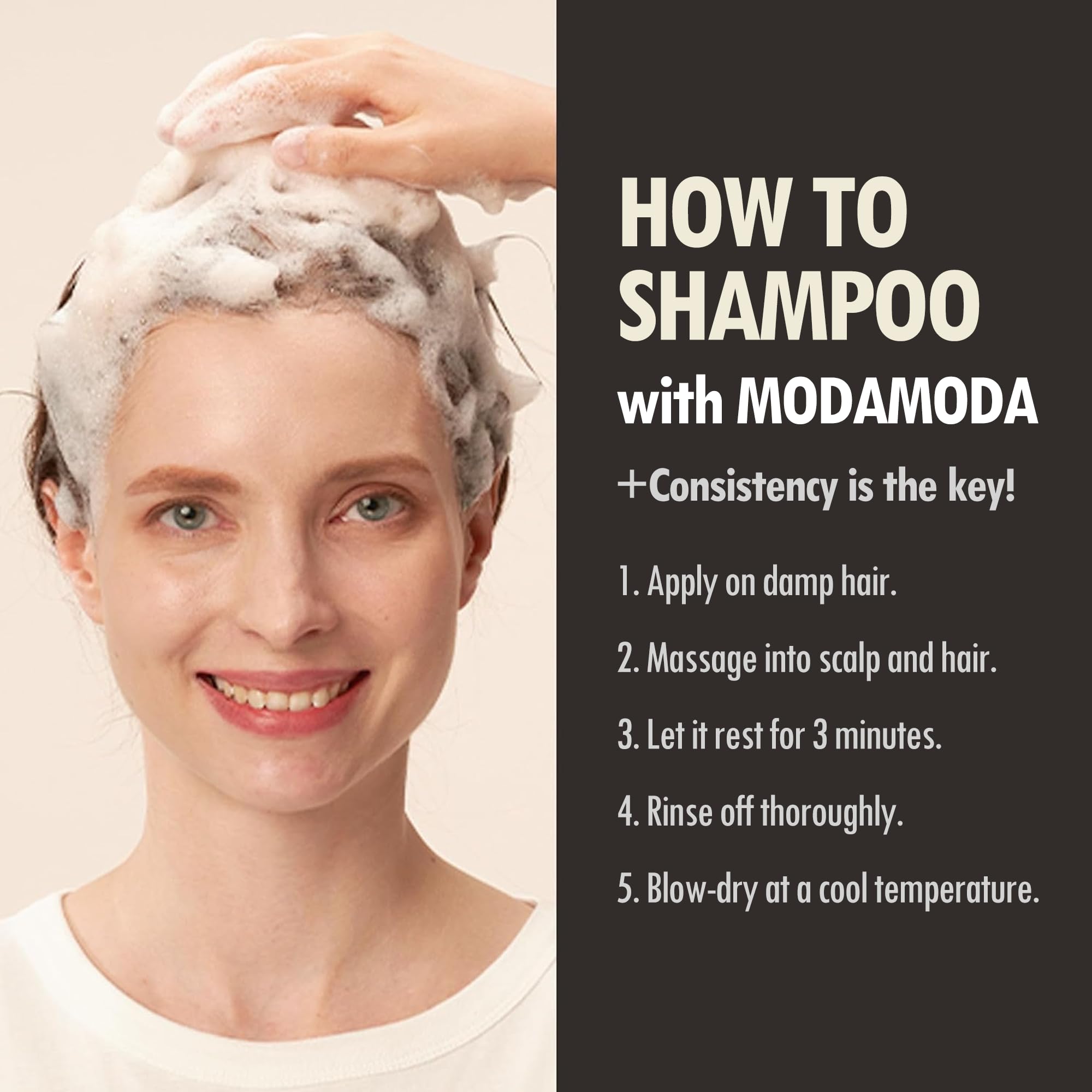 MODAMODA sealed packaging protecting formula potency and freshness