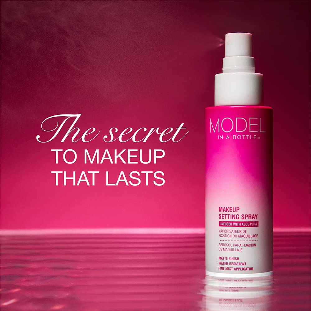 Model in a Bottle fine mist texture demonstrating even coverage benefit