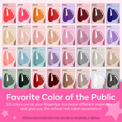 modelones 32 color 15g pots arranged to show color range and creative options