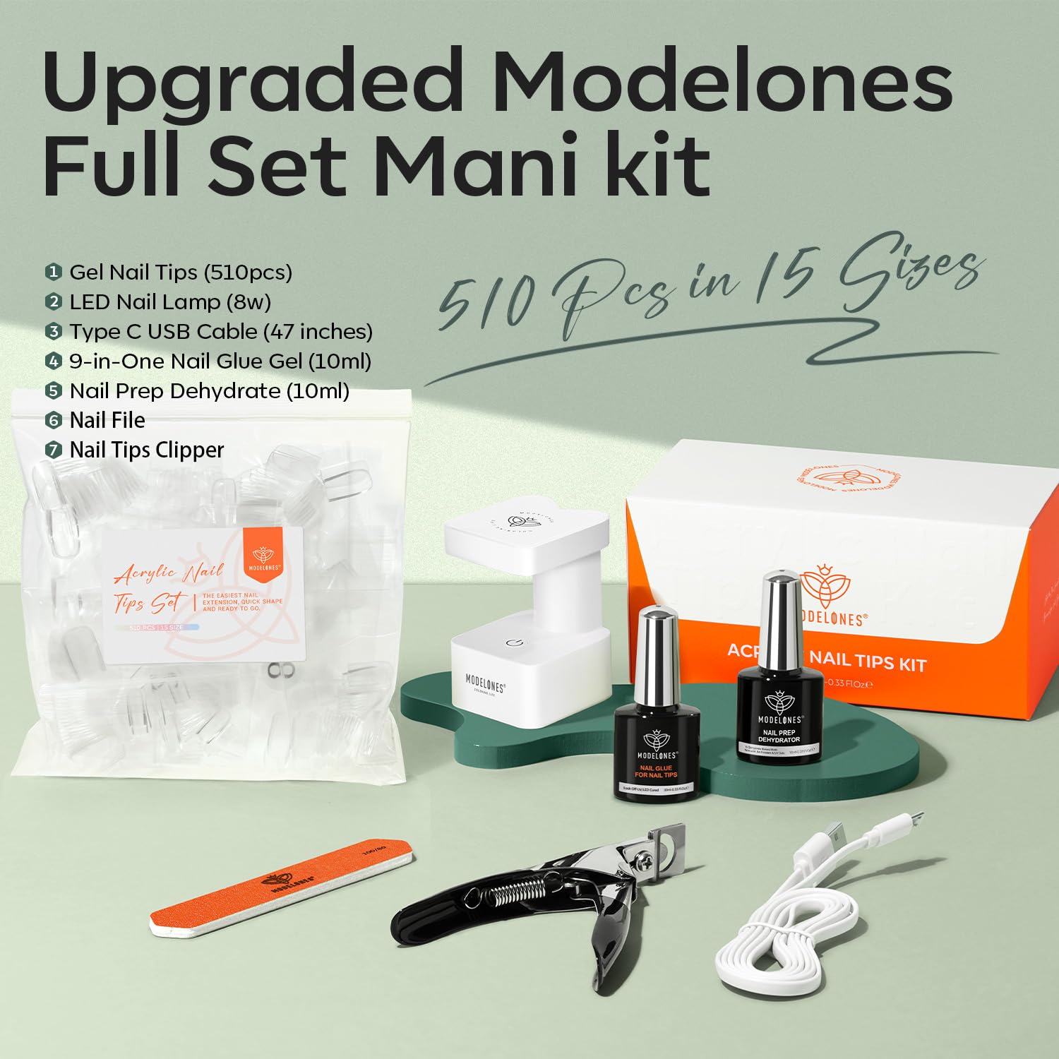 modelones 9-in-1 glue gel bottle close-up illustrating multiuse convenience