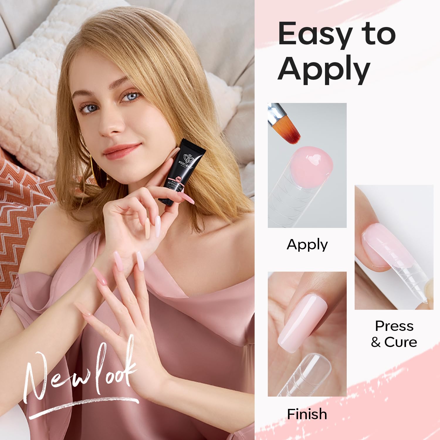 modelones dual nail forms assortment offering custom fit across nail sizes