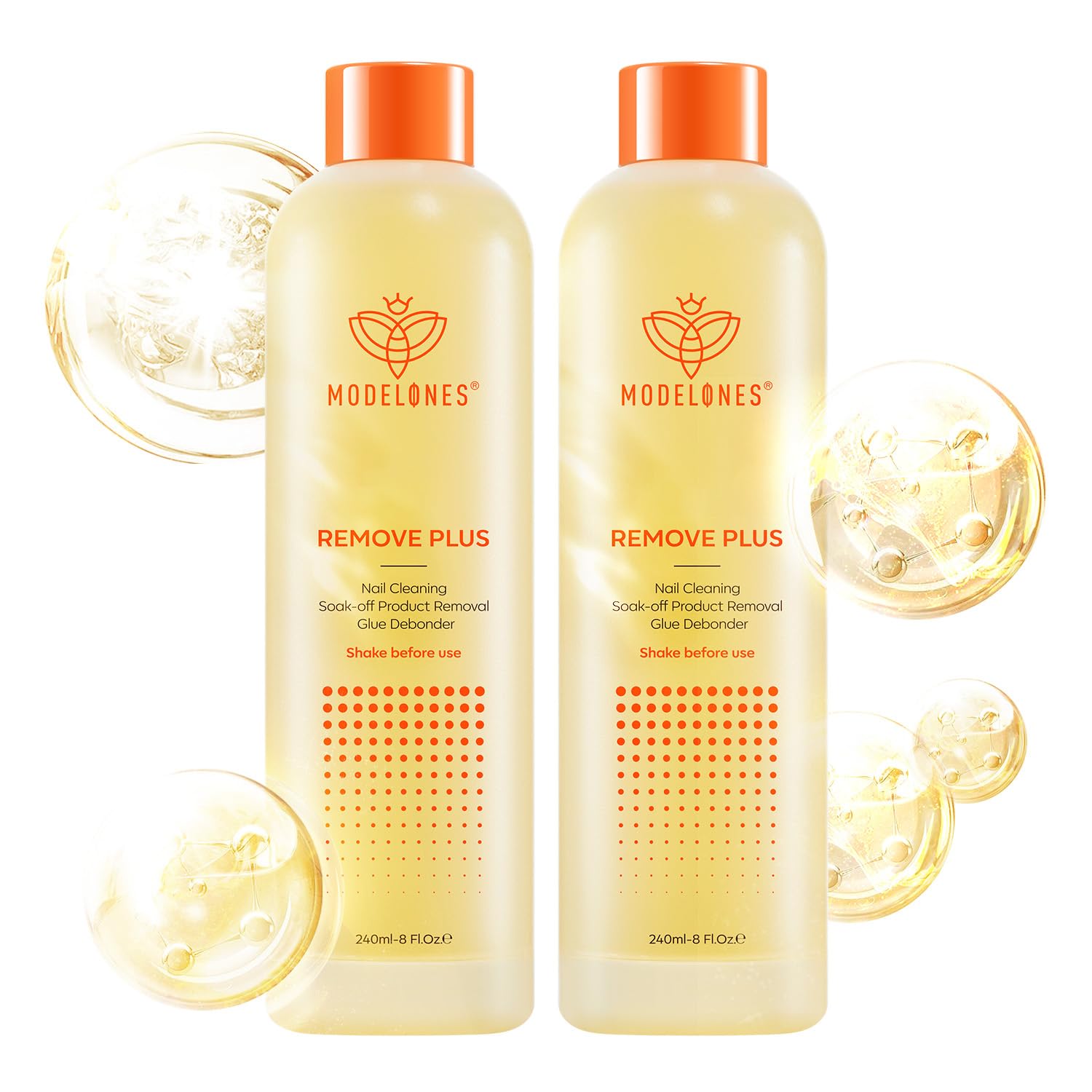 modelones front packaging showing two 8 fl oz bottles and brand clarity