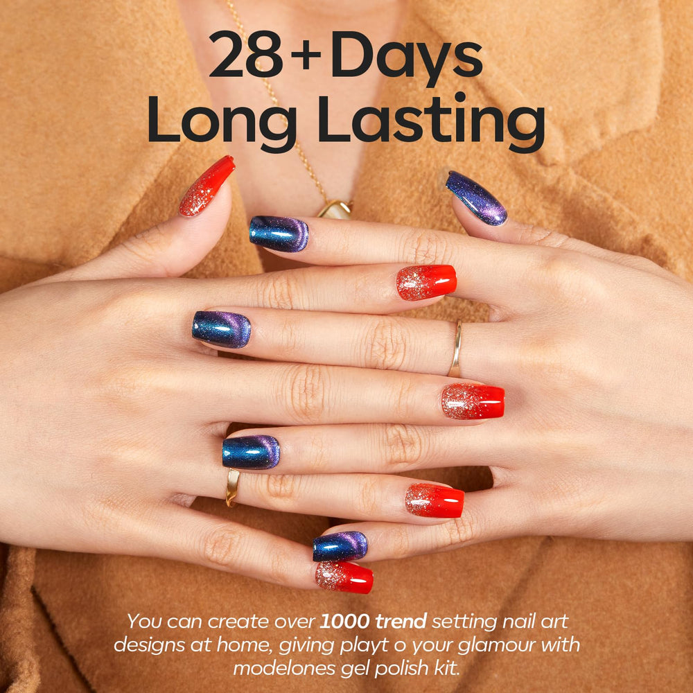 modelones glitter top swatch sparkling on nail offering festive accent options benefit