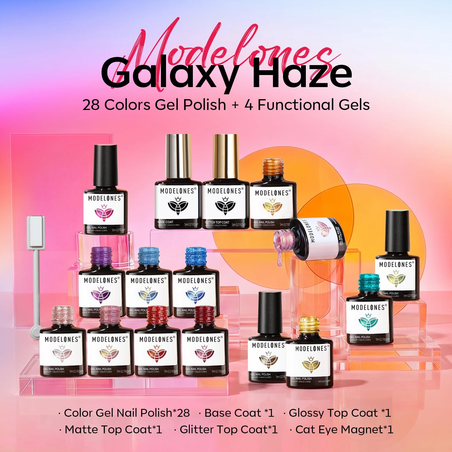 modelones in-use manicure scene applying polish demonstrating DIY salon-quality