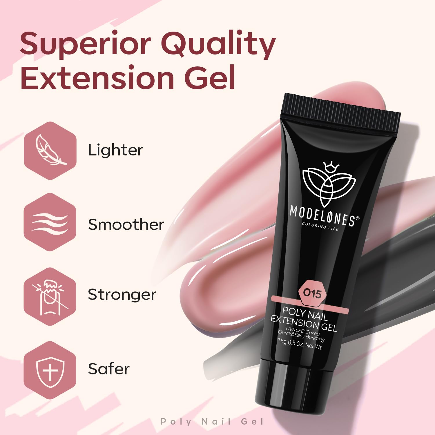 modelones at-home manicure scene demonstrating convenient professional results