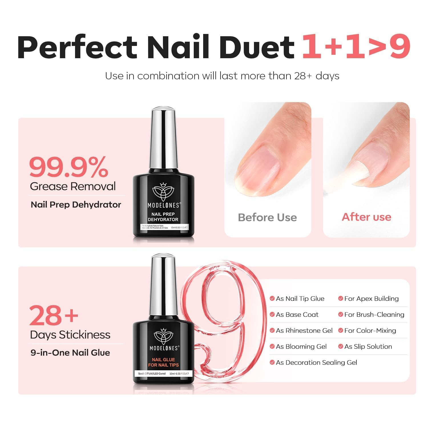 modelones portable uv led lamp curing nails quickly for efficient gel finishes