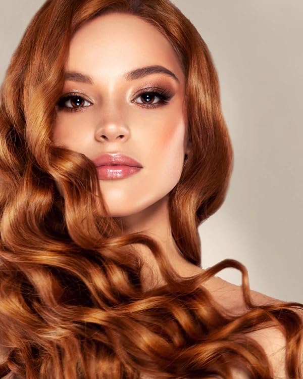 Modern Color applied to dry hair demonstrating strong copper deposit and intense color payoff