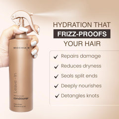 MOEHAIR argan oil ingredient image highlighting shine and softness